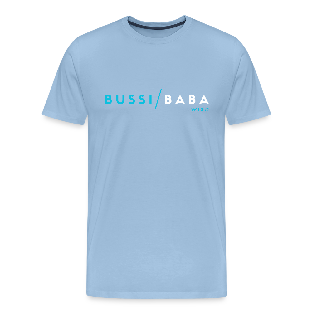 Bussi / Baba Wien aquablau, Männer Premium T-Shirt - Sky