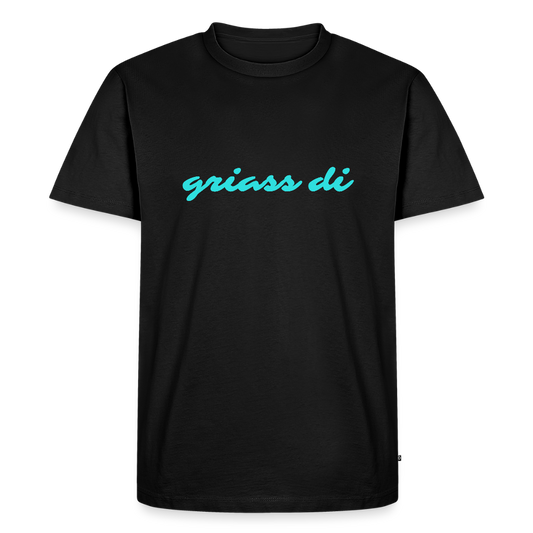 griass di - grüß dich, Männer Premium T-Shirt - Schwarz