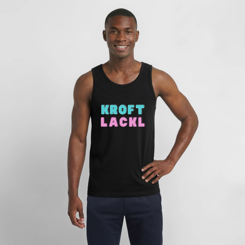 Kroftlackl, Männer Tank Top - Schwarz