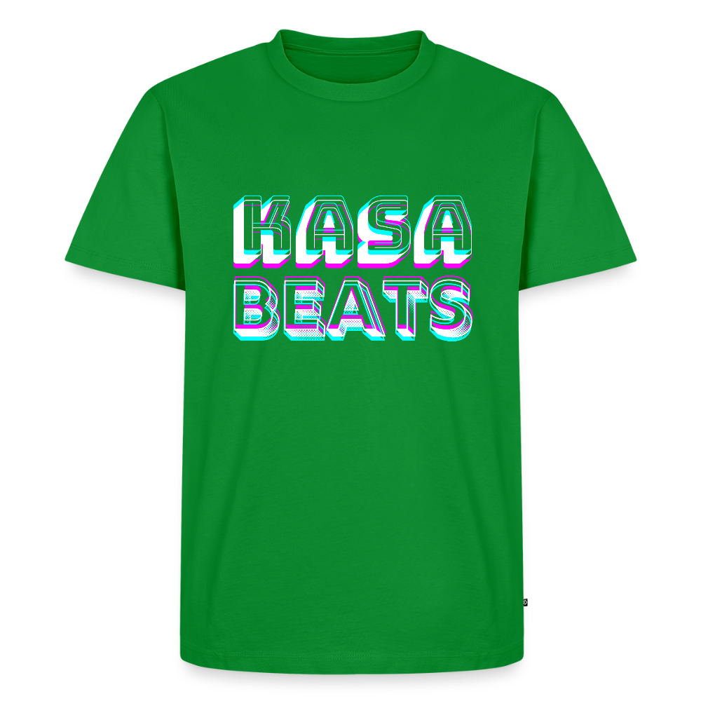 KASA BEATS, funky 3D letters, Men/ Männer Premium T-Shirt - Grün