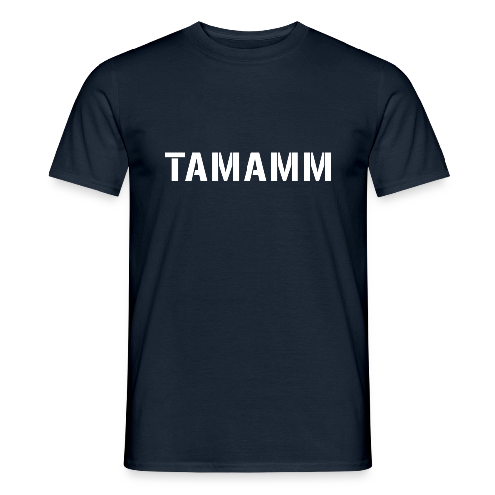 TAMAMM (Military Style), Männer T-Shirt - Navy