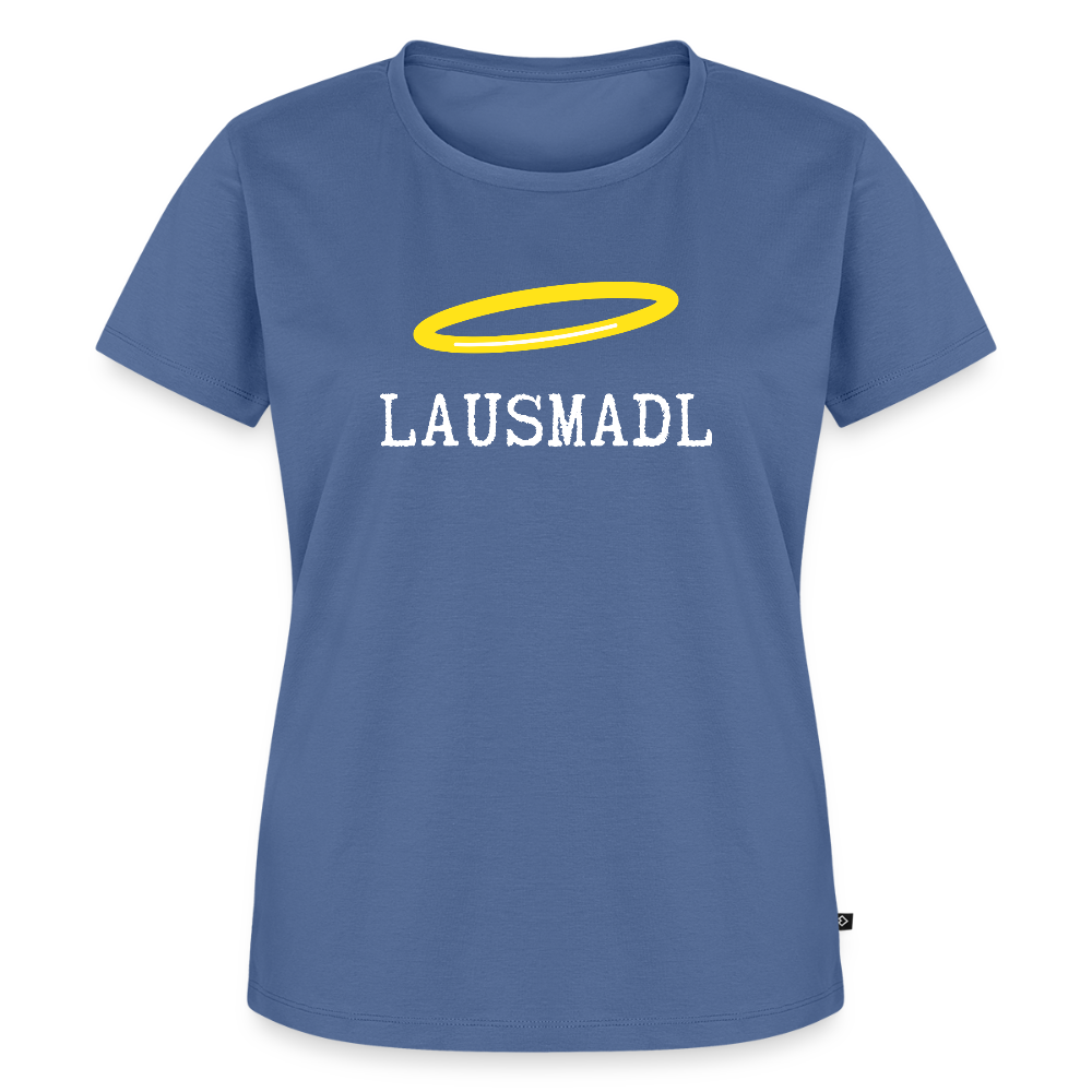 Lausmadl (dt. Lausemädchen), Frauen Premium T-Shirt - Taubenblau