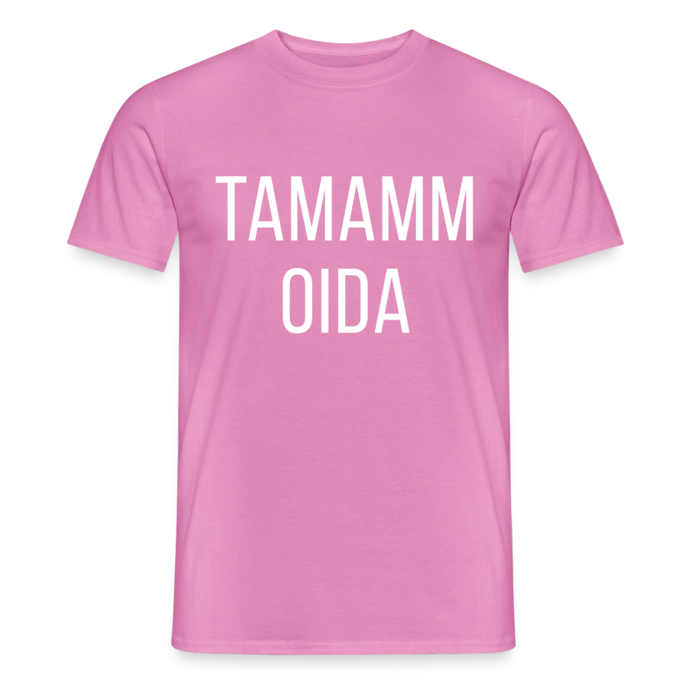 TAMAMM OIDA, Männer T-Shirt - Pink