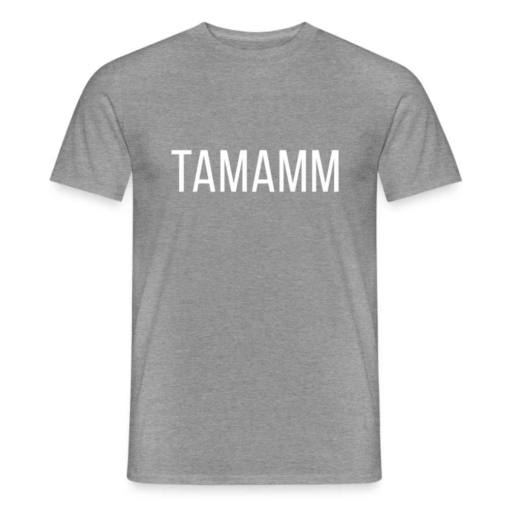 TAMAMM, Männer T-Shirt - Graphit meliert