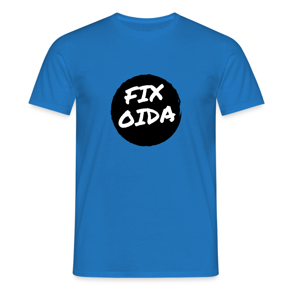 Fix Oida - Wiener Spruch, Männer T-Shirt - Royalblau