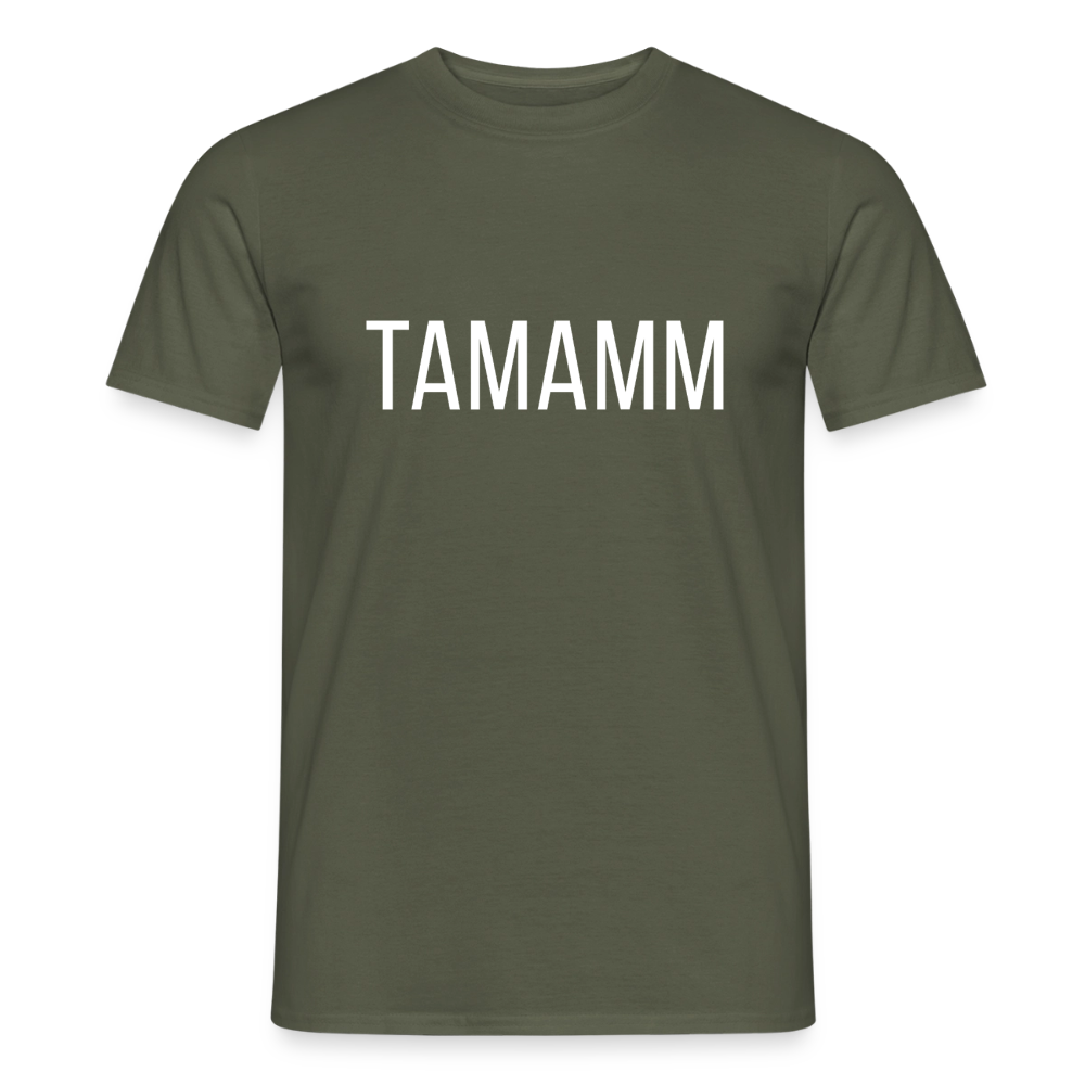 TAMAMM, Männer T-Shirt - Militärgrün