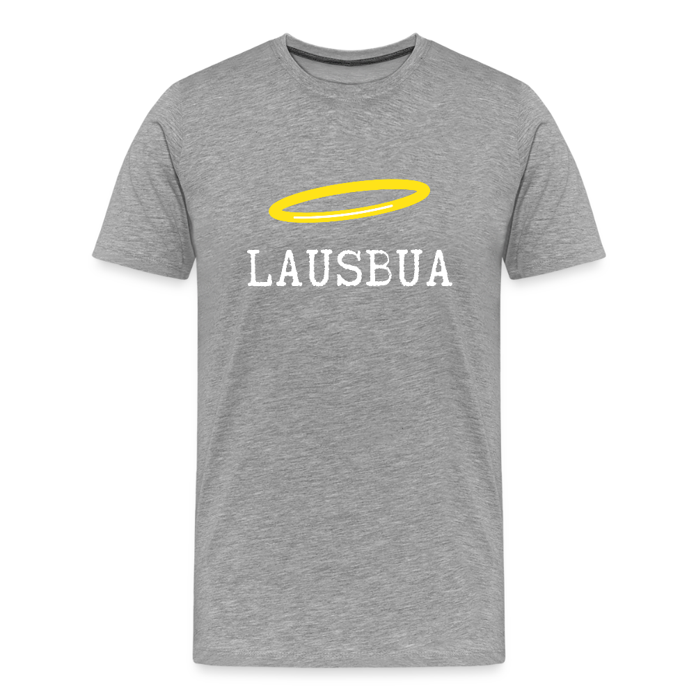Lausbua, Männer Premium - T-Shirt - Grau meliert