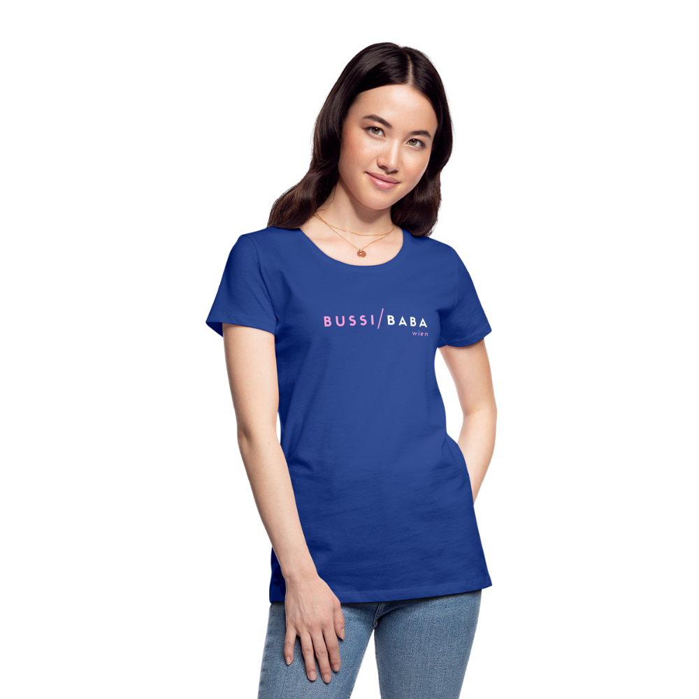 Bussi / Baba Wien rosa, Frauen Premium T-Shirt - Königsblau