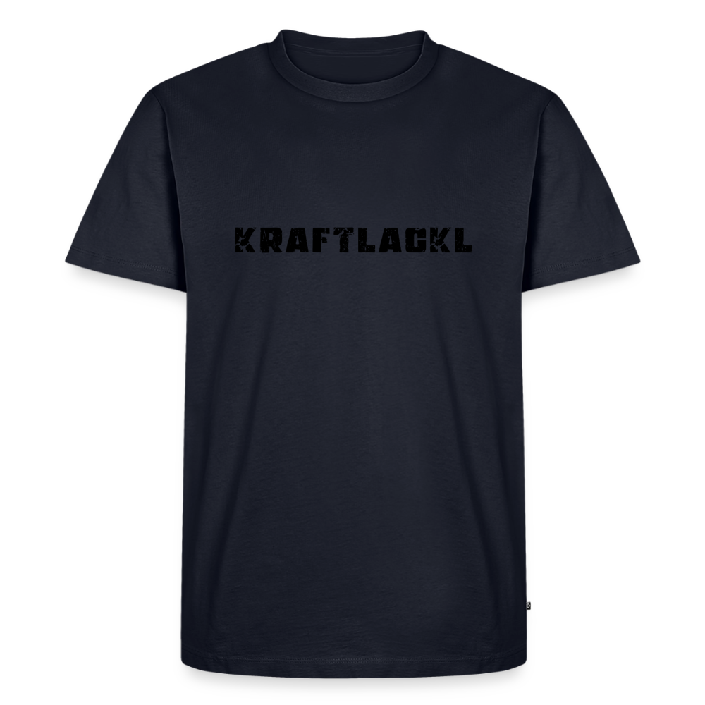 Kraftlackl, Männer Premium T-Shirt - Navy