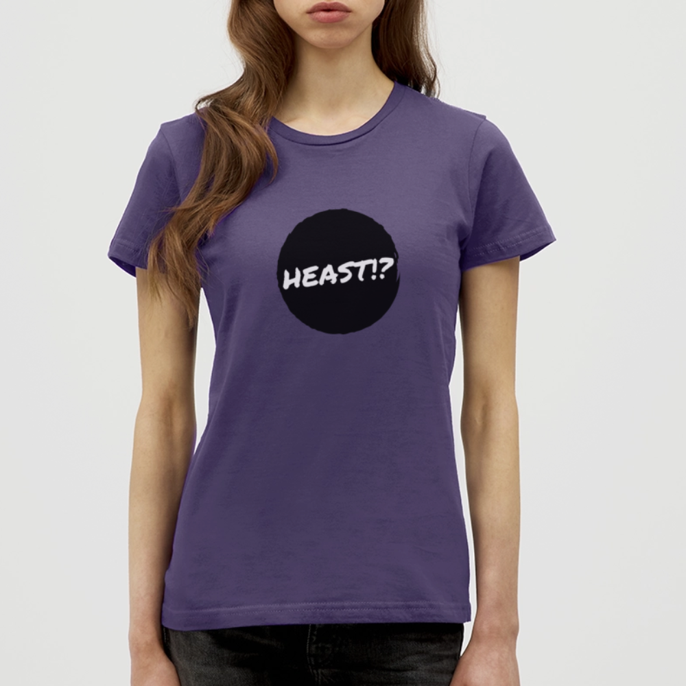 Heast!? (dt. Hörst du?!), Frauen T-Shirt - Dunkellila