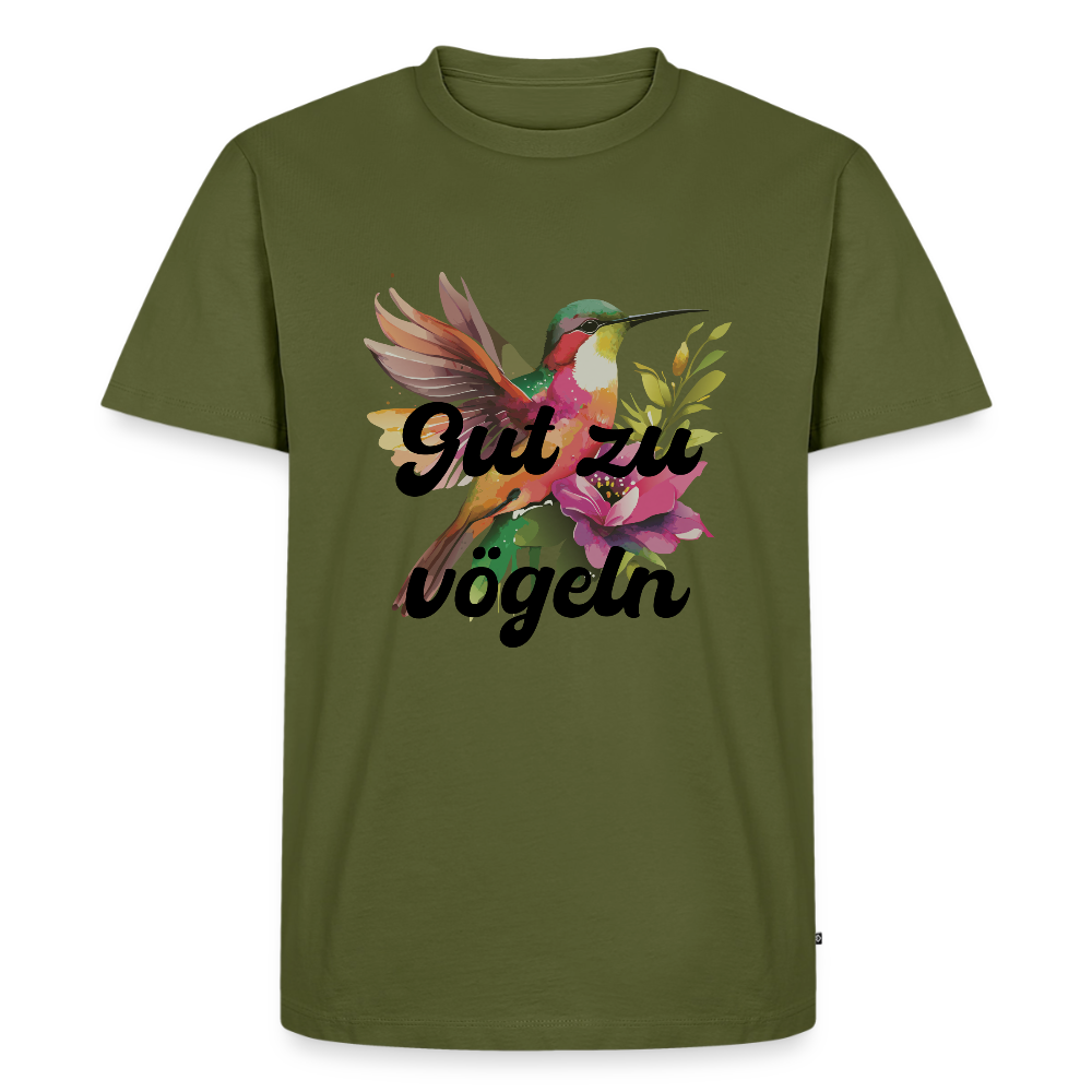 Gut zu vögeln Kolibri, Männer Premium T-Shirt - Khaki