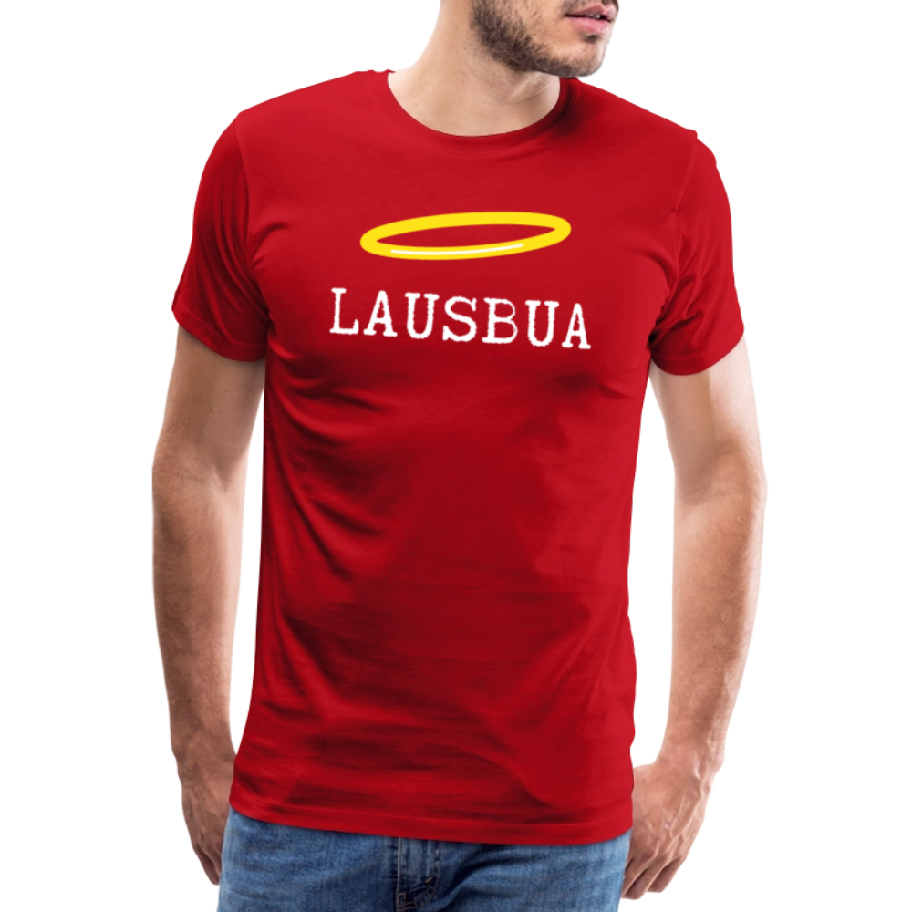Lausbua, bayerischer und österreichischer Lausbub, Männer Premium  -T-Shirt - Rot