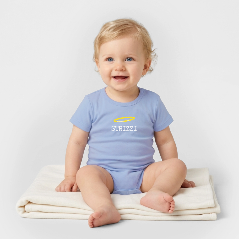 STRIZZI,  Bio Baby-Body (kurzarm) - Sky