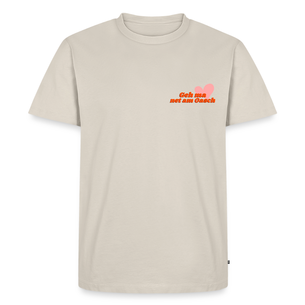 Geh ma net am Oasch, Männer Bio T-Shirt - Beige