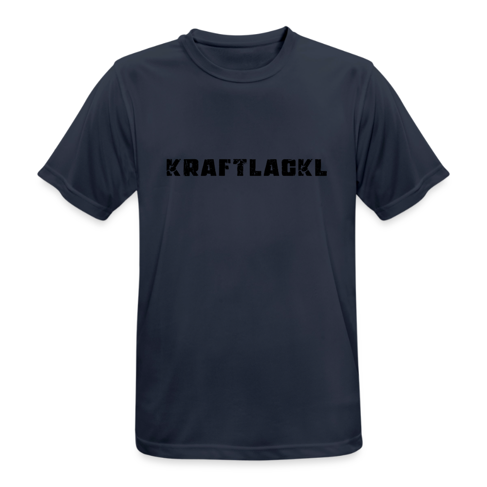 Kraftlackl, Männer Sport-Shirt (atmungsaktiv) - Dunkelnavy
