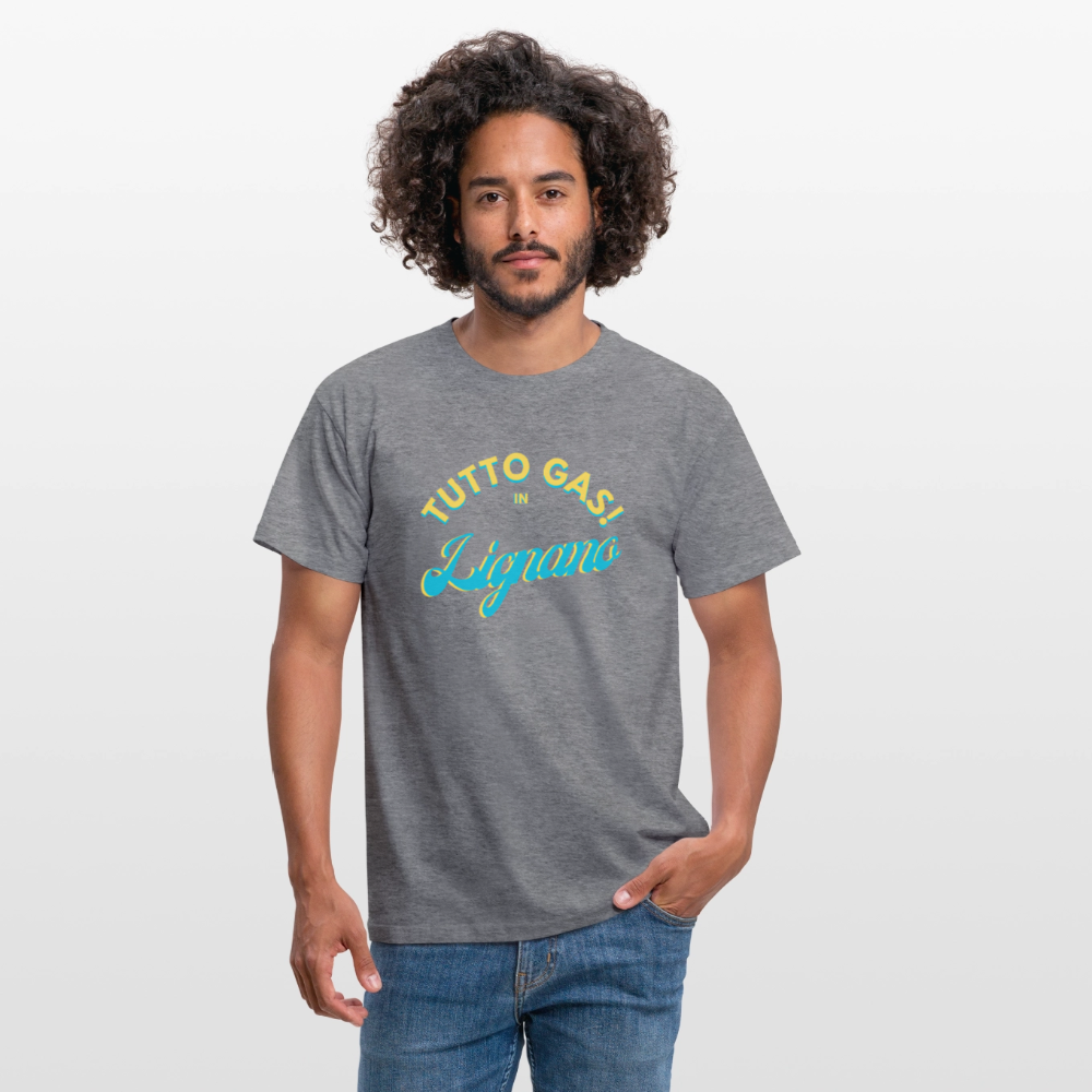 TUTTO GAS! in Lignano,  Männer T-Shirt - Graphit meliert