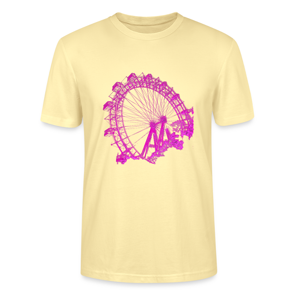 Wiener Riesenrad in pink, Stanley/Stella Unisex Organic T-Shirt - Creme