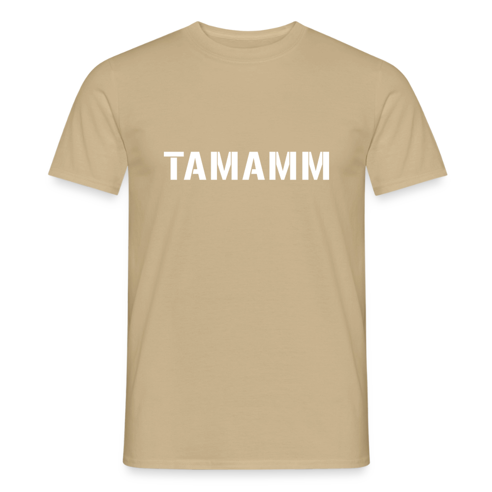 TAMAMM (Military Style), Männer T-Shirt - Sandbeige