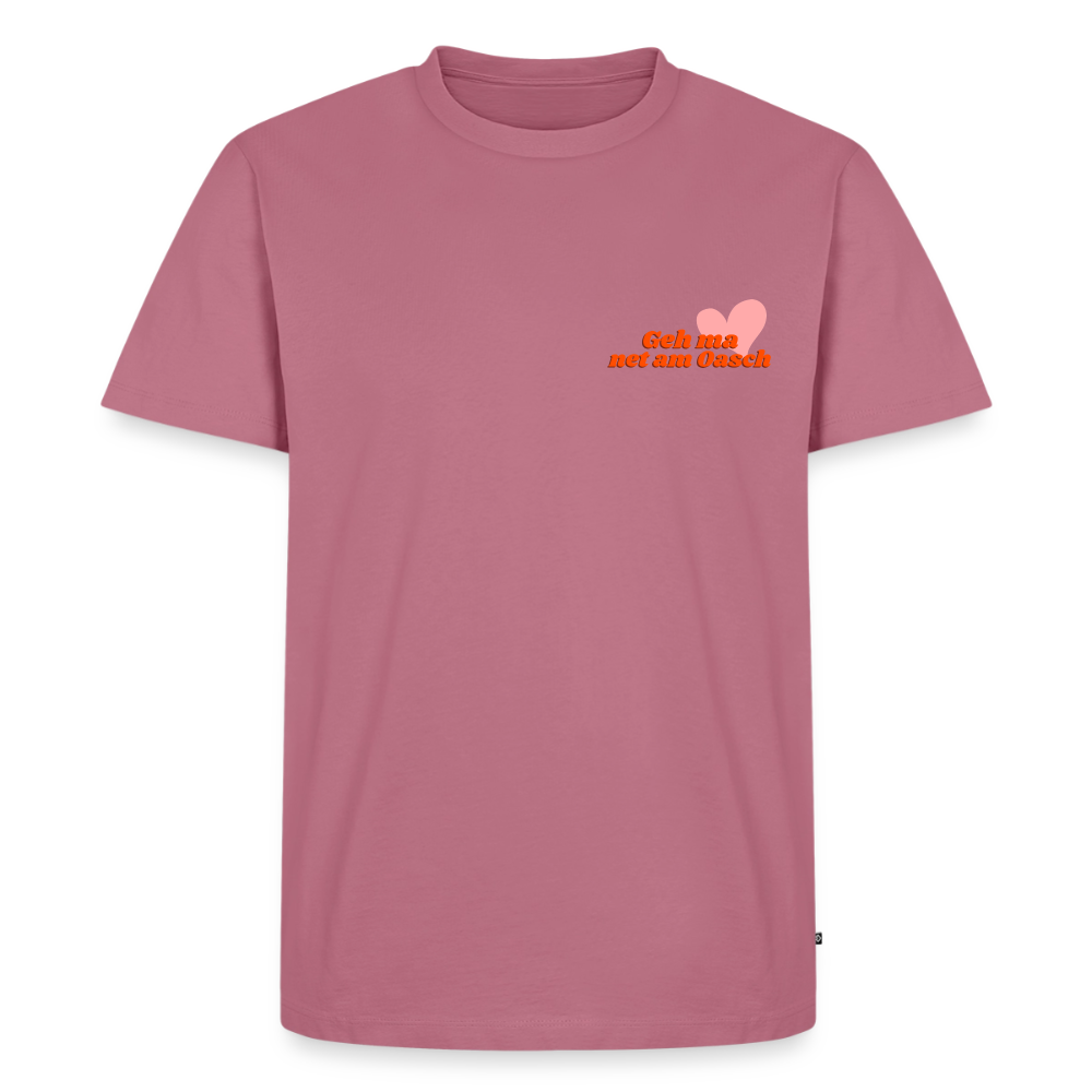 Geh ma net am Oasch, Männer Bio T-Shirt - Mauve