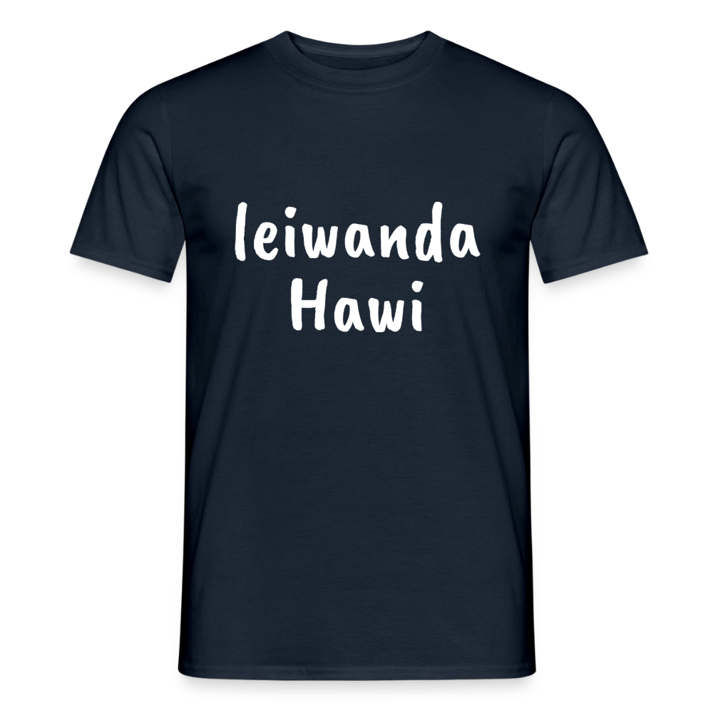 leiwanda Hawi, Männer T-Shirt - Navy