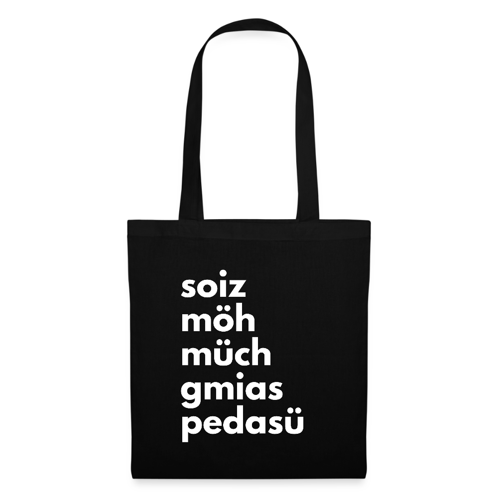 Einkaufsliste, Sackerl - Schwarz