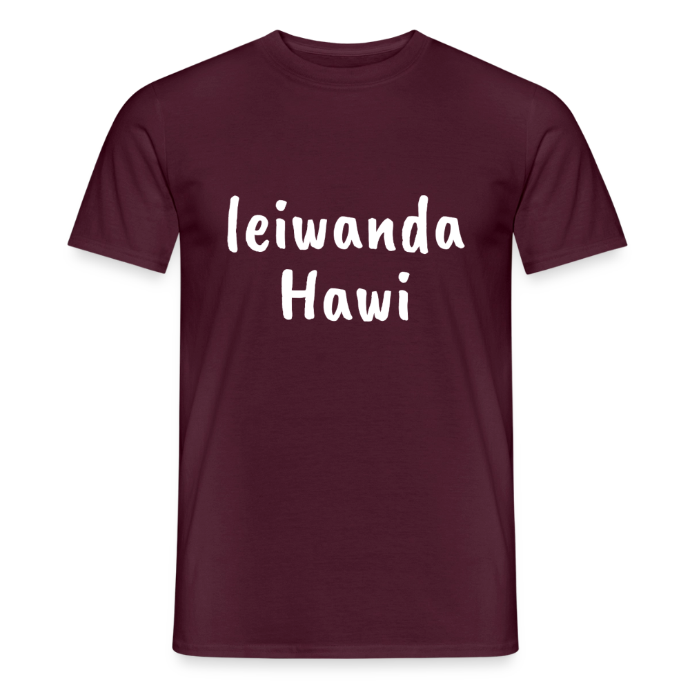leiwanda Hawi, Männer T-Shirt - Ziegelrot
