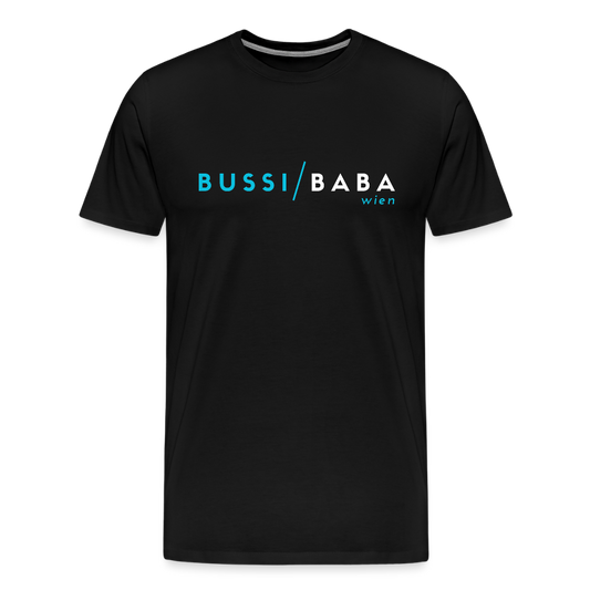 Bussi / Baba Wien aquablau, Männer Premium T-Shirt - Schwarz