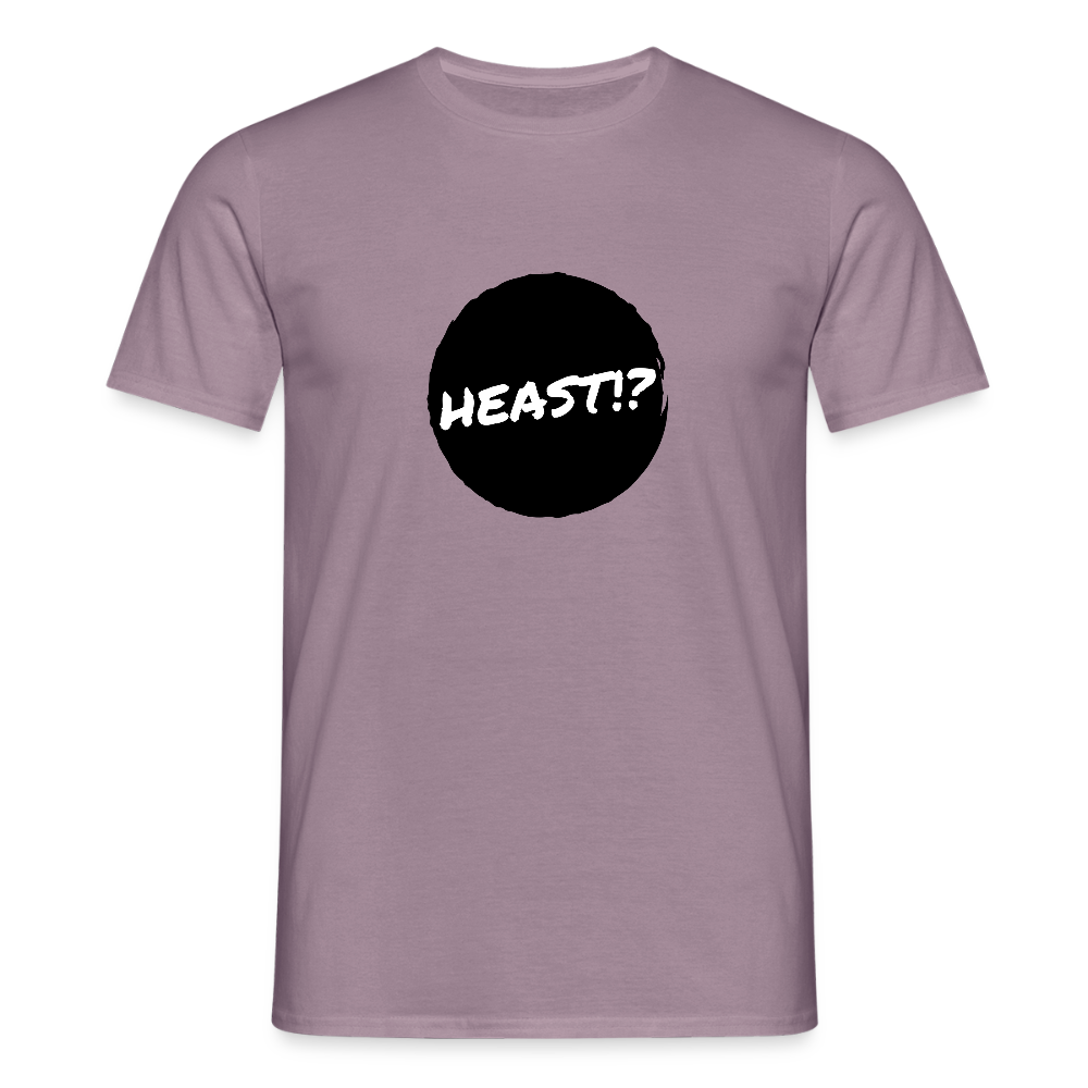Heast!? (dt. Hörst du?!), Männer T-Shirt - Lilagrau 