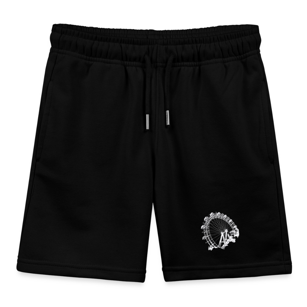 Wiener Riesenrad in weiß - Stanley/Stella Kinder Organic Joggingshorts - Schwarz
