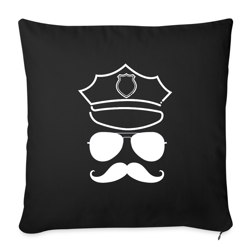 Hot Daddy, Pillow/ Polster incl. Filling 44 x 44 cm - Schwarz