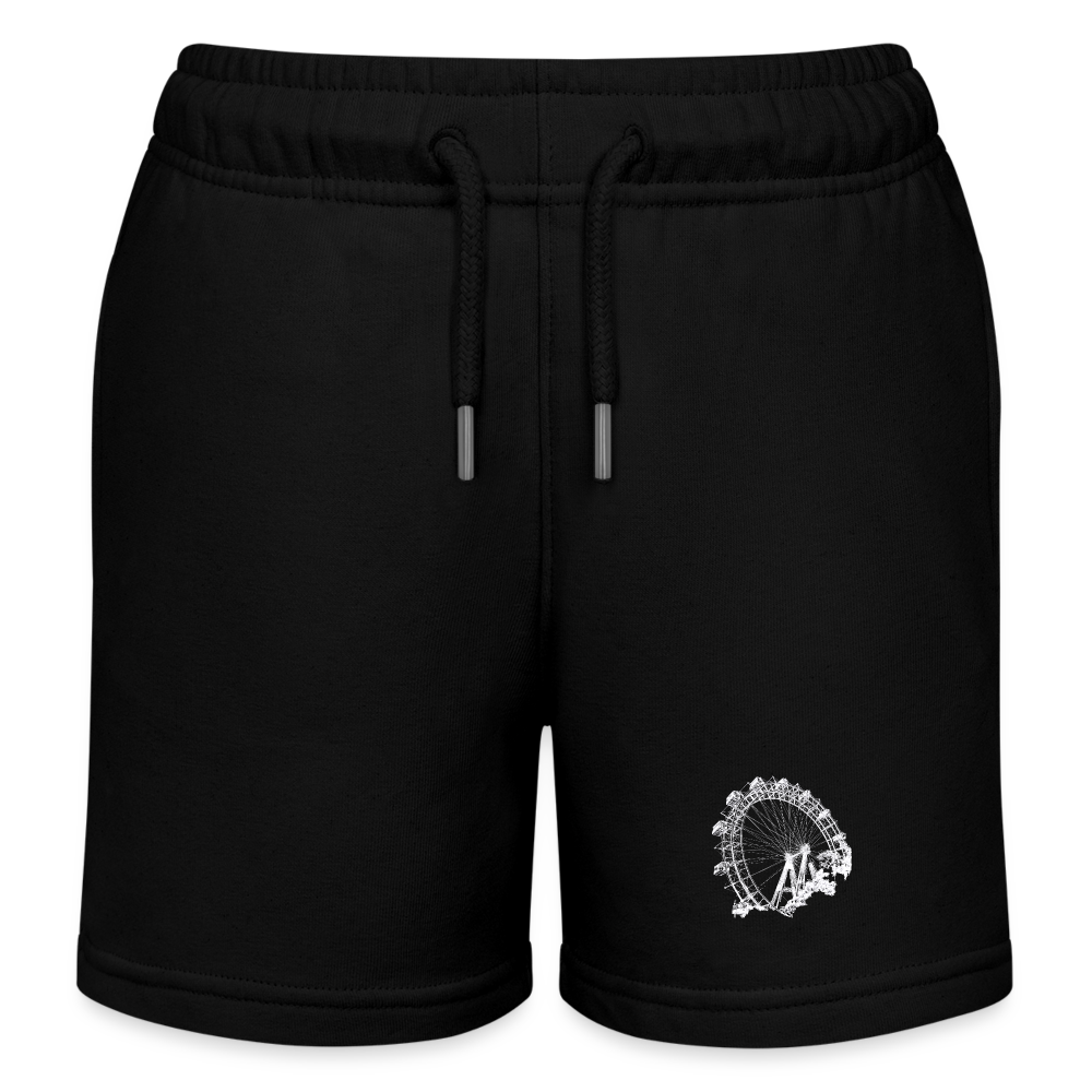 Wiener Riesenrad in weiß - Stanley/Stella Kinder Organic Joggingshorts - Schwarz
