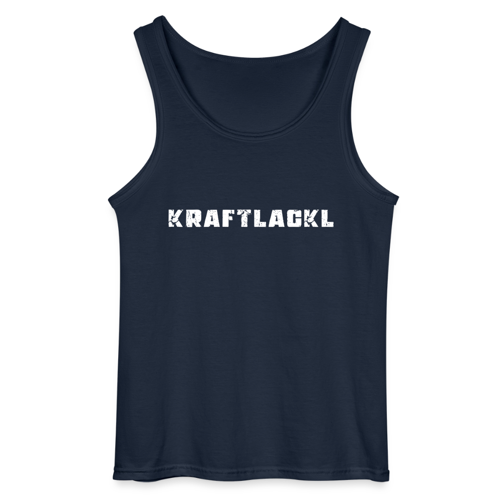 Kraftlackl, Männer Tank Top - Navy