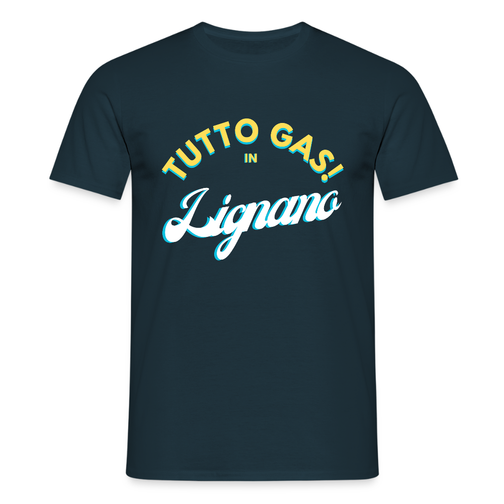 TUTTO GAS! in Lignano,  Männer T-Shirt - Navy