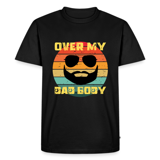 Over My Dad Body yellow, Men Premium T-Shirt - Schwarz