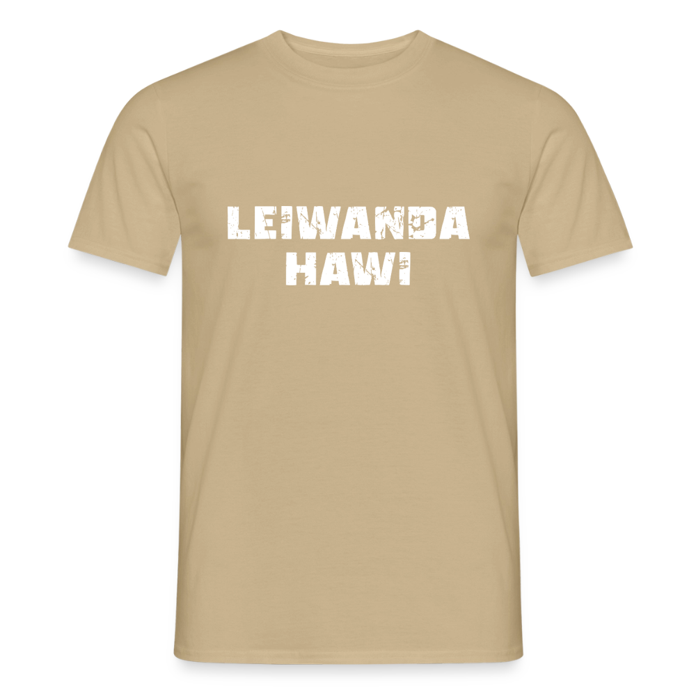 LEIWANDER HAWI, Männer T-Shirt - Sandbeige