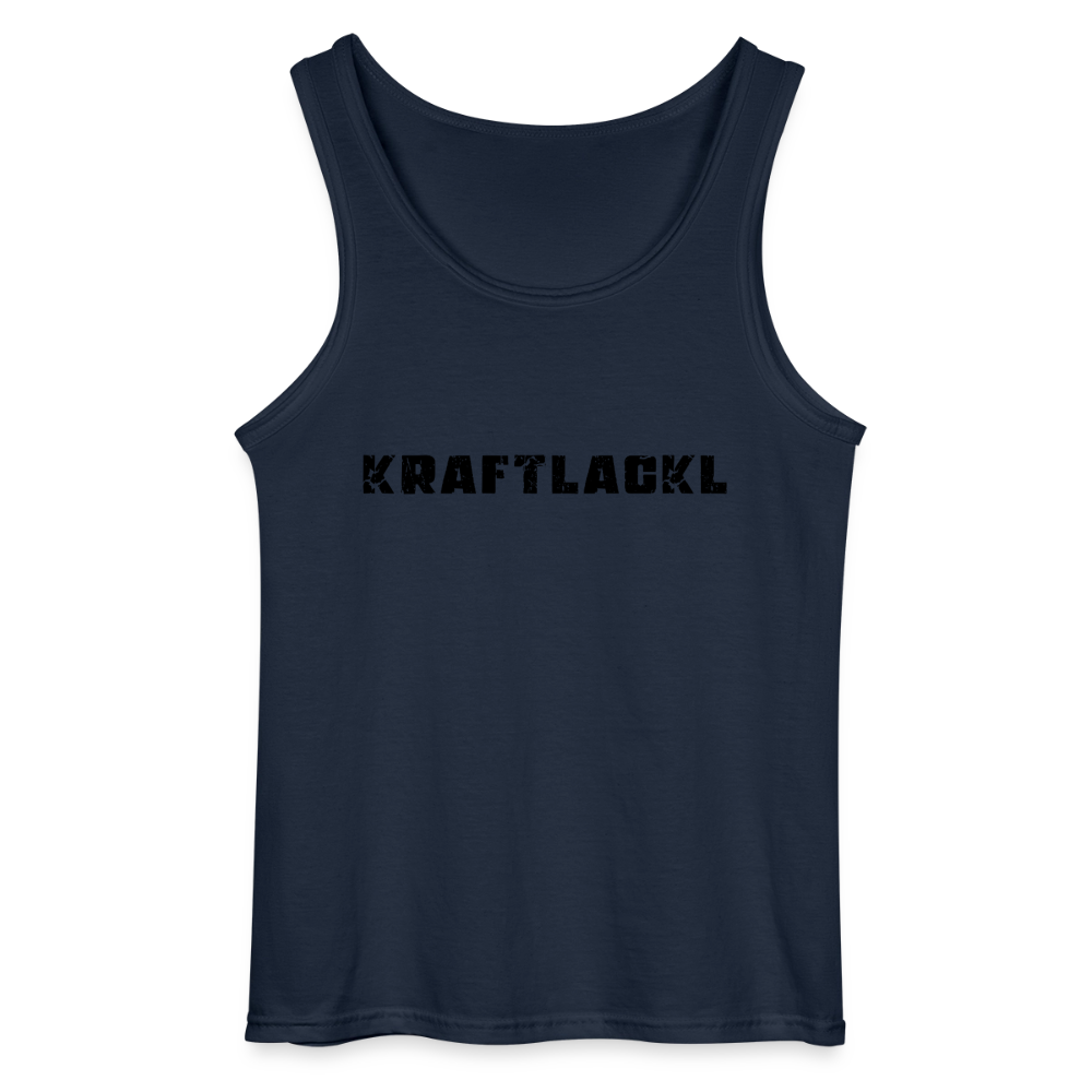 Kraftlackl, Männer Tank Top - Navy