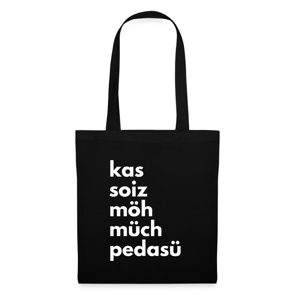 Einkaufsliste, Sackerl - Schwarz