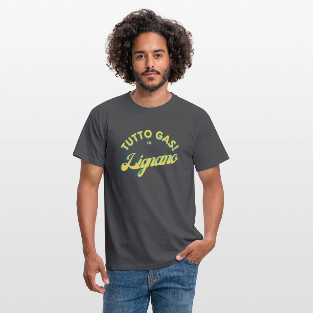 TUTTO GAS! in Lignano,  Männer T-Shirt - Anthrazit