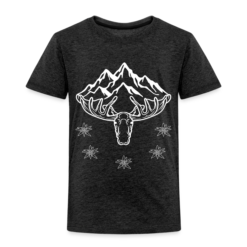 Elch Emil in Österreich, Kinder Premium T-Shirt - Anthrazit