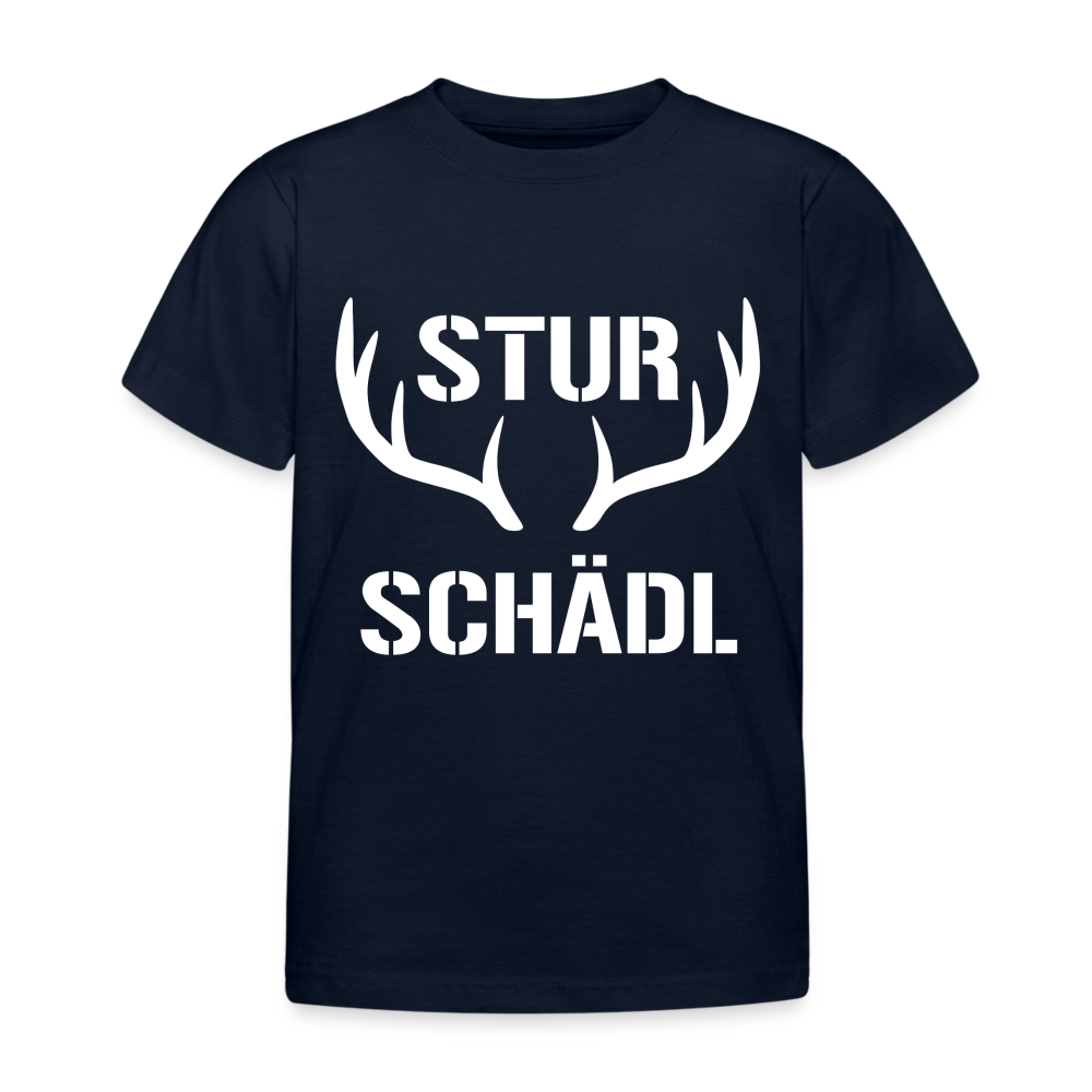 Sturschädl, Kinder (2 - 8 Jahre) T-Shirt - Navy
