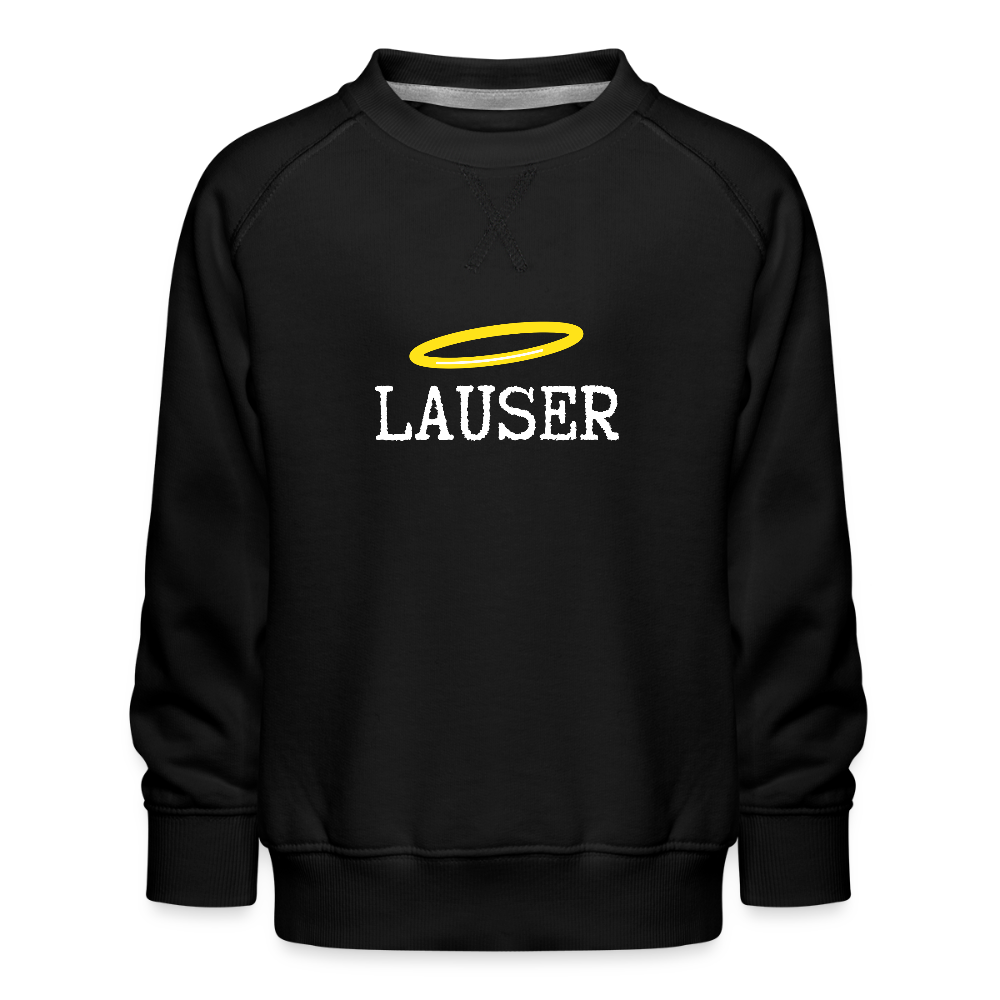 Lauser, österreichischer Lausbub, Kinder Premium Pullover - Schwarz