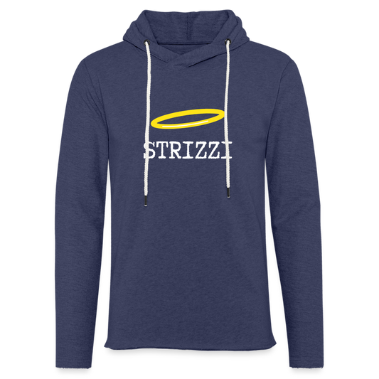 Strizzi, Leichtes Unisex Kapuzen-Sweatshirt - Navy meliert