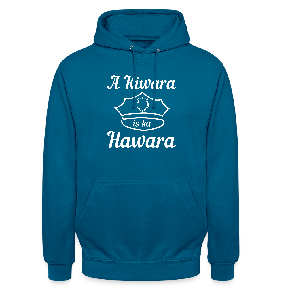 A Kiwara is ka Hawara, Hoodie - Tiefseeblau 