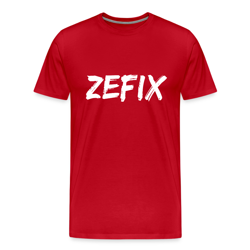 Zefix, Männer Premium T-Shirt - Rot