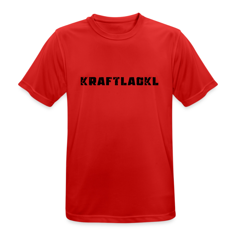 Kraftlackl, Männer Sport-Shirt (atmungsaktiv) - Rot