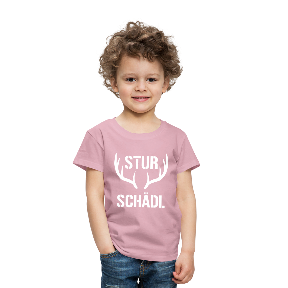 Sturschädl, Kinder (2 - 8 Jahre) Premium  T-Shirt - Hellrosa