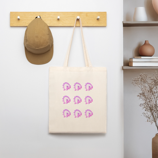 Wiener Riesenrad 3x3 in pink, Stanley/Stella Bio-Stofsackerl - Natur