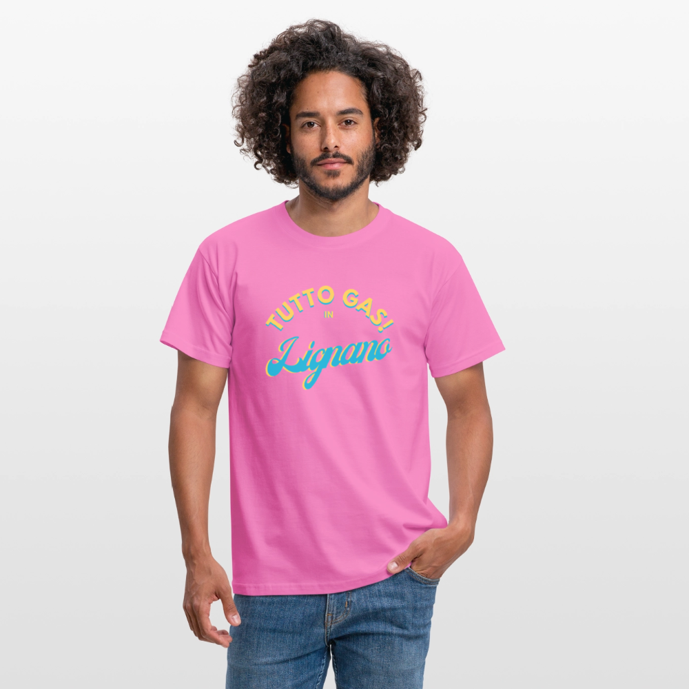 TUTTO GAS! in Lignano,  Männer T-Shirt - Pink