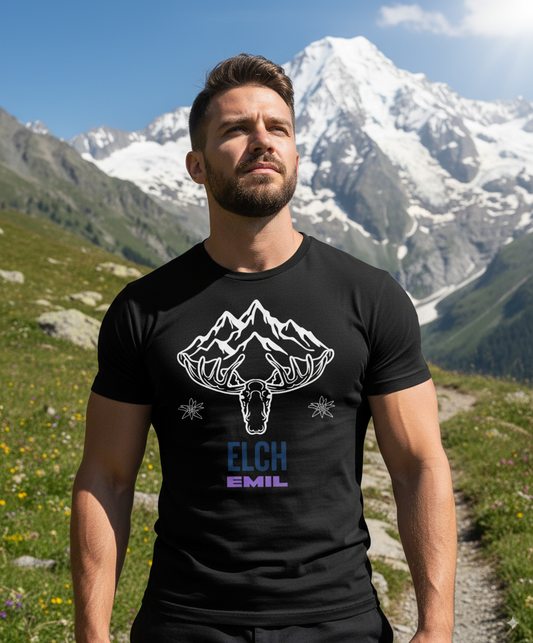 Elch Emil in Österreich, Männer T-Shirt