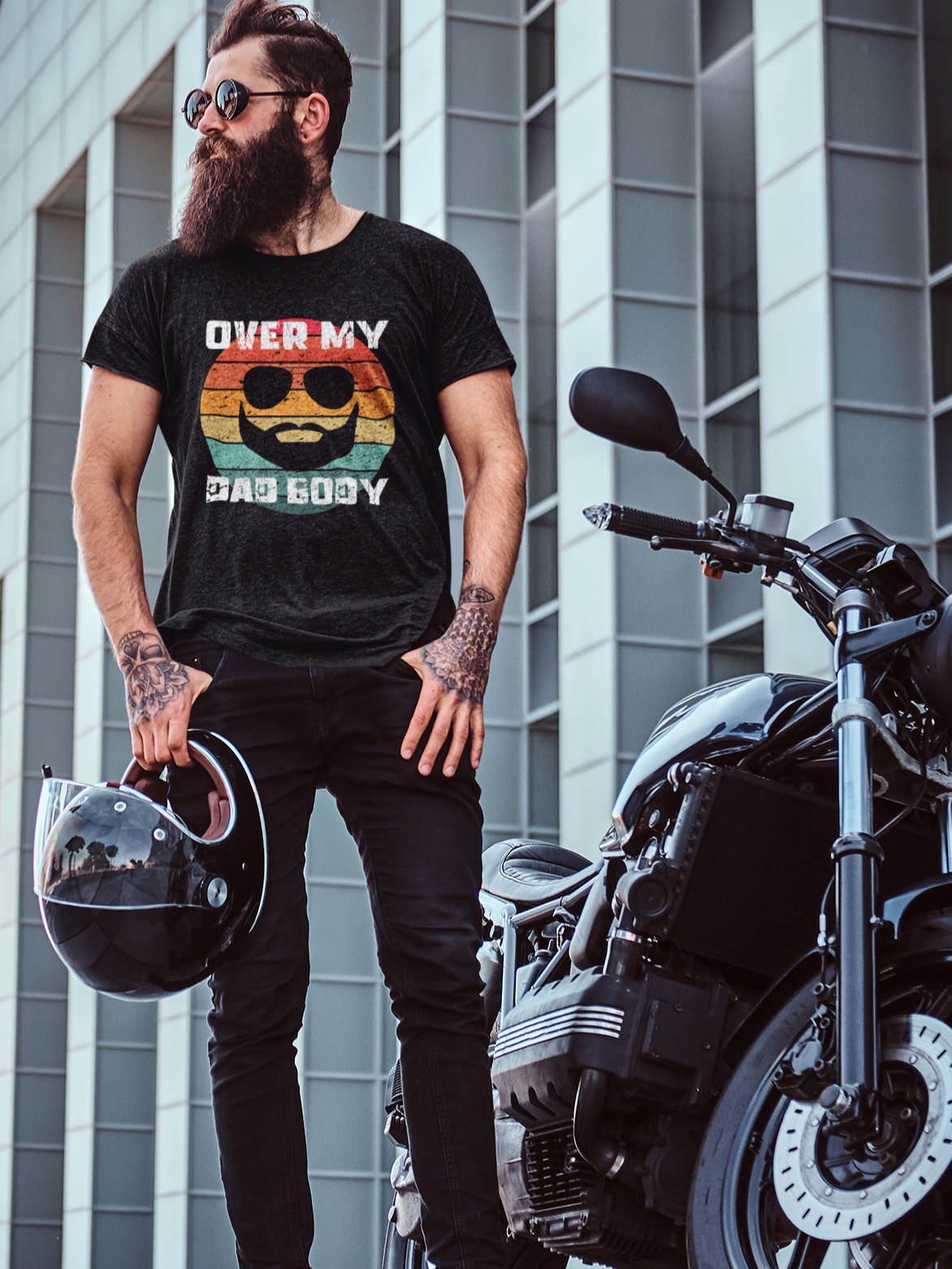 Over My Dad Body, Männer/ Men Premium T-Shirt